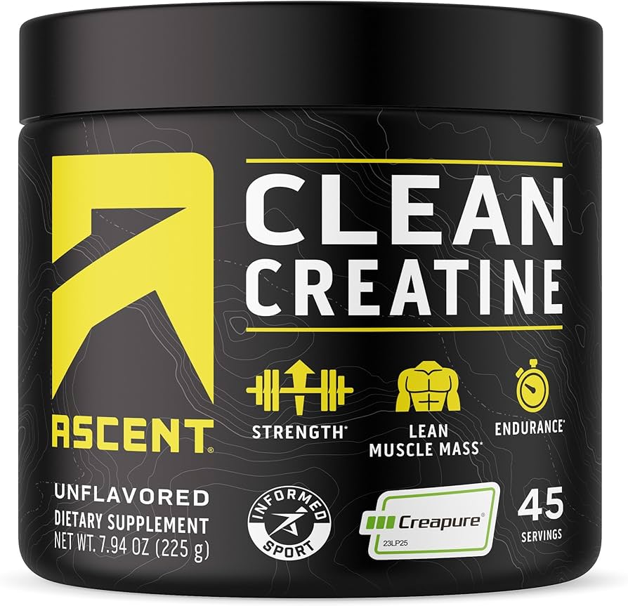 Ascent Clean Creatine 45 Servings