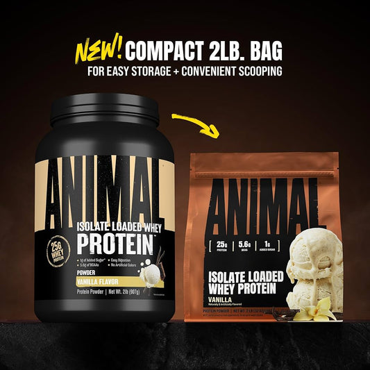 Animal Isolate Loaded Whey Protein Powder 2lb