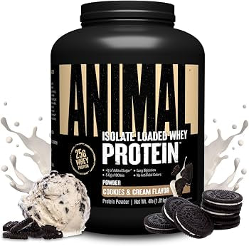 Animal Isolate Loaded Whey Protein Powder 4lb