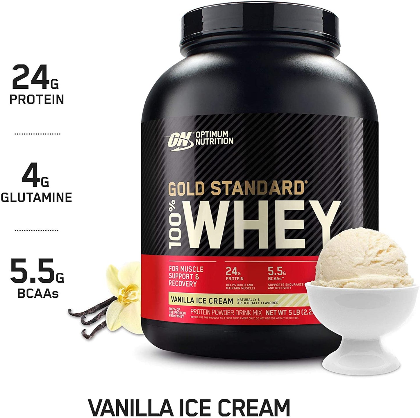 Optimum Nutrition Gold Standard 100% Whey Protein 5lb