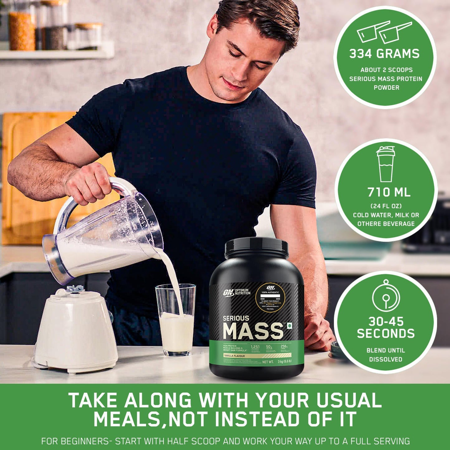 Optimum Nutrition Serious Mass 6lb