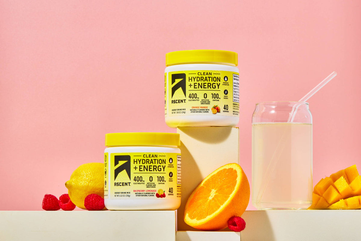 Ascent Clean Hydration + Energy 40 Servings