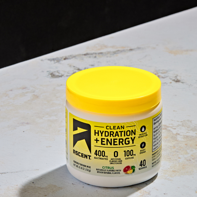 Ascent Clean Hydration + Energy 40 Servings